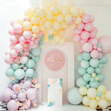 Qfdian  Mint Green Balloons Arch Garland Kit Pastel Green Balloon Kid Birthday Party Decor Baby Shower Wedding Decorations Easter Globos