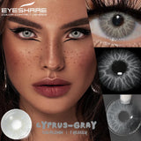 Qfdian 1 Pair Colorful Contact Lenses for Eyes Fashion Blue Eye Lenses Green Lenses Gray Eye Contacts Yearly Lens Eye Contact