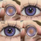 Qfdian  Color Contact Lenses for Eyes Makeup Brown Natural Big Eye Lenses Gray Eye Contact Green Color Lens NEW Cleopatra Series
