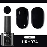 Qfdian 7ml Crystal Jelly Nude Rubber Base Gel Transparent Semi-permanent Varnish UV LED Construction Gel Nail Art Manicure