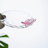 Qfdian  Three-dimensional Butterfly Cup&saucer Simple Glass Cup Creative Handmade  Coffee Cup Dish Set Afternoon Tea Cup Plates Gifts