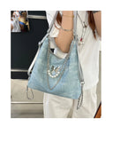 Qfdian Korean Office Lady Elegant Women's Handbags All Match Chain Chic Y2k Aesthetic Underarm Bag Casual Trendy Fashion Shoulder Bags