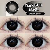 Qfdian  2PCS Myopia Beauty Colored  Contact Lenses Purple Halloween Makeup Lens Fashion Pupils Big Eye Lenses Natural Blue Lense