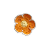 Qfdian  Flower Crochet Coaster Handmade Knitted Placemat for Tea Mug Pad Table Kitchen Decor for Birthday Wedding Tea Time