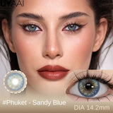 Qfdian  NEW Color Contact Beauty Blue Colorcon Natual Black Lens Big Eyes Cosmetic Red Lenses Colorcon Beauty Brown Soft Pupils
