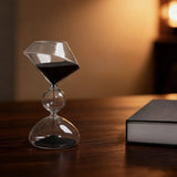 Qfdian  Creative Glass Hourglass Timer Home Art Alien Three Sections Sand Clocks Desktop Office Decor Creative Gifts Modern Home Decor