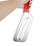 Qfdian Stainless Steel Cabbage Hand Slicer Shredder Vegetable Kitchen Manual Cutter For Making Homemade Coleslaw Or Sauerkraut.