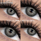 Qfdian Color Contact Lenses for Eyes 2pcs Blue Eye Lenses Green Lenses Beautiful Pupil Yearly Makeup Cosmetic Eye Contact Lens