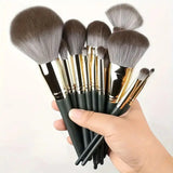 Qfdian Makeup Brush Set Soft Fluffy Professiona Cosmetic Foundation Powder Eyeshadow Kabuki Blending Make Up Brush Beauty Tool Makeup