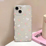 Qfdian Aesthetic Cute Flower Phone Case For iPhone 14 15 Pro 13 12 16 11 Pro Max Plus 12 Mini Slim Silky Skin Matte Flower Back Cover