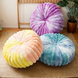 Qfdian  ‌Luxury Ins Hot Round Seat Cushion Fantasy Tie Dye Pillow Office Chair Lumbar Back Cushion Cute Plush Sofa Throw Home Decor