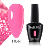 Qfdian  15ml 334 Blue Pink Colors Nail Gel Polish Soak Off UV LED Nail Lacquer Varnish Semi Permanent Nail Art Gel For Nail Art