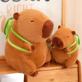 Qfdian 23cm/9.05in Cute Capybara Plush Toys Capibara Anime Fluffty Toy Doll Stuffed Animals Perfect Gift For Kids Birthday Party Supply