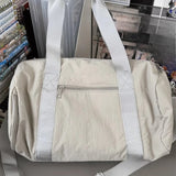 Qfdian  Vintage Y2k Aesthetic Simple Gym Bags Women Casual Shoulder Underarm Bag Grunge All Match Trendy Handbags Crossbody Streetwear