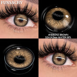 Qfdian  1pair IKEREL Color Contact Lenses for Eyes Blue/Brown/Gray/Green Softlens Natural Eye Contacts Yearly Cosmetics Pupils