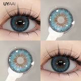 Qfdian  1 Pair Cleopatra Pupils Lens Yearly  For Eyes Blue Green Contact LensNatural Len Colorcon High Quality Lense