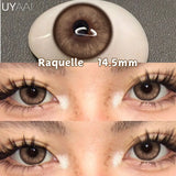 Qfdian  Color Contact Lenses NEW iD Series Beauty Green Lens Makeup Colorcon Fashion Black Eyes Lens Natural Brown Lenses For Eyes