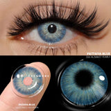 Qfdian 1 Pair Colored Contact Lenses for Eyes Blue Contact Lenses Yearly Beautiful Pupils Fashion Contact Lenses Green Lenses