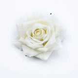 Qfdian  50PCS 10CM Big Roses Artificial Flower Home Decoration Christmas Wreaths Wedding Bridal Accessories Clearance Headwear Brooch