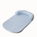 Qfdian  Summer Pet Cooling Mat Ice Bead Dog Bed Removable Washable Sofa Cushion with Cool Sensation Sponge for Dogs and Cats Indoor Home