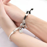 2PC/Set Luminous Star Couple Bracelet Moon Heart Bracelet Creative Adjustable Lover Charm Bracelet Friendship Jewelry Gifts