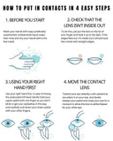 Qfdian  【0~-8.00】Degree Contact Lenses Myopie Color Contact Lenses for Eyes Chocolate Black Big Eyes Contacts Prescription Lens