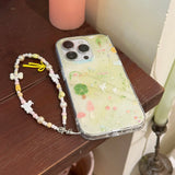 Qfdian Cute Animal Bird Phone Case For Iphone 15Pro 16ProMax 13 14 15 16 Pro Max 13ProMax Cover Bracelet Fundas