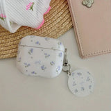 Qfdian  Gentle small floral earphone case is suitable for 1/2/3 generation earphone case protective case silicone