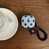 Qfdian  Egg flower is suitable for Apple earphone case airpods4 wireless bluetooth earphone case.