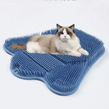 Qfdian  Silicone Cat Toys Cat Massage Brush Kill Time Toy Grooming Brush Multifunctional Wall Sticker Massage Brush Toys Cat Accessories