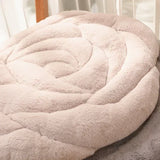 Qfdian  Office Sedentary Artifact Chair Cushion Petals and Flower Are Soft and Cushioned Romantic Rose Shaped Plush Seat Cushion Mat