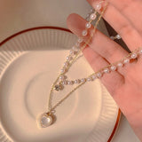 Fashion Brand Simple Black Beads Short Necklace For Women Crystal Strand Choker Necklaces Bijoux Femme Ladies Party Jewelry 2024