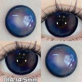 Qfdian  1 Pair Super Contact Lenses for Eyes Fashion Color Pupils Makeup Eye Lenses Green Contact Lenses Pink Brown Blue Lenses