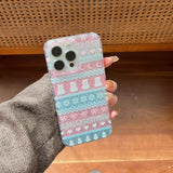 Qfdian Ins Winter Fair Puppy Shiny Fundas for iphone 16Pro 13pro 15pro 14 13 15 16 pro max 14promax shell protect cute rope phone case