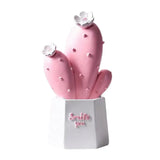 Qfdian  1Pcs Pink Resin Cactus Home Ornament Creative Photographic Prop Tabletop Decoration Home Resin Craft Festival Layout Decor