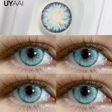Qfdian  NEW Color Contact Beauty Blue Colorcon PATTAYA Series Lens Natual Brown Lens Cosmetic Colorcon Beauty Soft Green Pupils