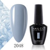 Qfdian  15ml 334 Blue Pink Colors Nail Gel Polish Soak Off UV LED Nail Lacquer Varnish Semi Permanent Nail Art Gel For Nail Art
