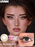 Qfdian  Color Contact Makeup Eye Color lenses Black Eye Lens Cosmetics Woman Makeup Colorcon Water Light Natural Contact lenses