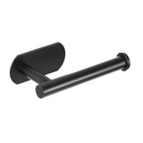 Qfdian Stainless Steel Toilet Paper Dispenser Punchless Wall Mounted Roll Holder Towel Rack Household Restroom Bathroom Organizer