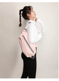 Qfdian Y2k Aesthetic All Match Simple Shoulder Underarm Bag Fashion Trendy Casual Chest Bags Vintage Ins Women Cargo Handbags Crossbody