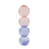 Qfdian 1pc Glass Vases Nordic Candlestick Wedding Decoration Christmas Decoration Candle Stick Holder Home Decor Flower Vase