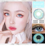 Qfdian 1 Pair Colored Contact Lenses for Eyes Green Beauty Lenses Brown Fashion Lenses High Quality Blue Eye Lenses Colored Pupil