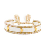Qfdian Hand Woven Bracelets Adjustable Studded Stars Bracelet Fashion Jewelry Gifts