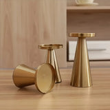 Qfdian  Nordic Metal Candle Holders 3pcs Valentine's Day Wedding Candle Holder Desktop Decoration Christmas Room Decoration Reusable