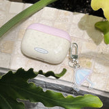 Qfdian Simple Style Girl Silicone Case For AirPods1 2 For AirPods 3 For AirPods Pro Earphone Accessories Cute Pink Umbrella Dog Pendant