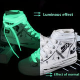 Qfdian  Mixed Color Glow in The Dark Shoelaces 5 Pair Solid Color Shoelaces for Men and Women Athletic Shoes Versatile Reflective