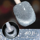 Qfdian Transparent Cat Eye Gel Nail Polish 10ml UV Nail Art Semi Permanent Hybrid Varnishes Magnet SPAR Lacquer Gel Vernis Soak