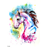 Qfdian  5 Styles Snake/Flower/horse Waterproof Temporary Tattoo Sticker Body Art Fake Tatoo Men Tattoo sleeve Tatuajes  Temporales