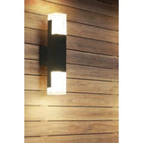 Qfdian  LED balcony Outdoor Wall Lamp Waterproof Garden Porch Wall Sconces Villa Hotel Courtyard Aisle Corridor Wall Lamp