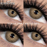 Qfdian Color Contact Lenses for Eyes 2pcs Blue Eye Lenses Green Lenses Beautiful Pupil Yearly Makeup Cosmetic Eye Contact Lens